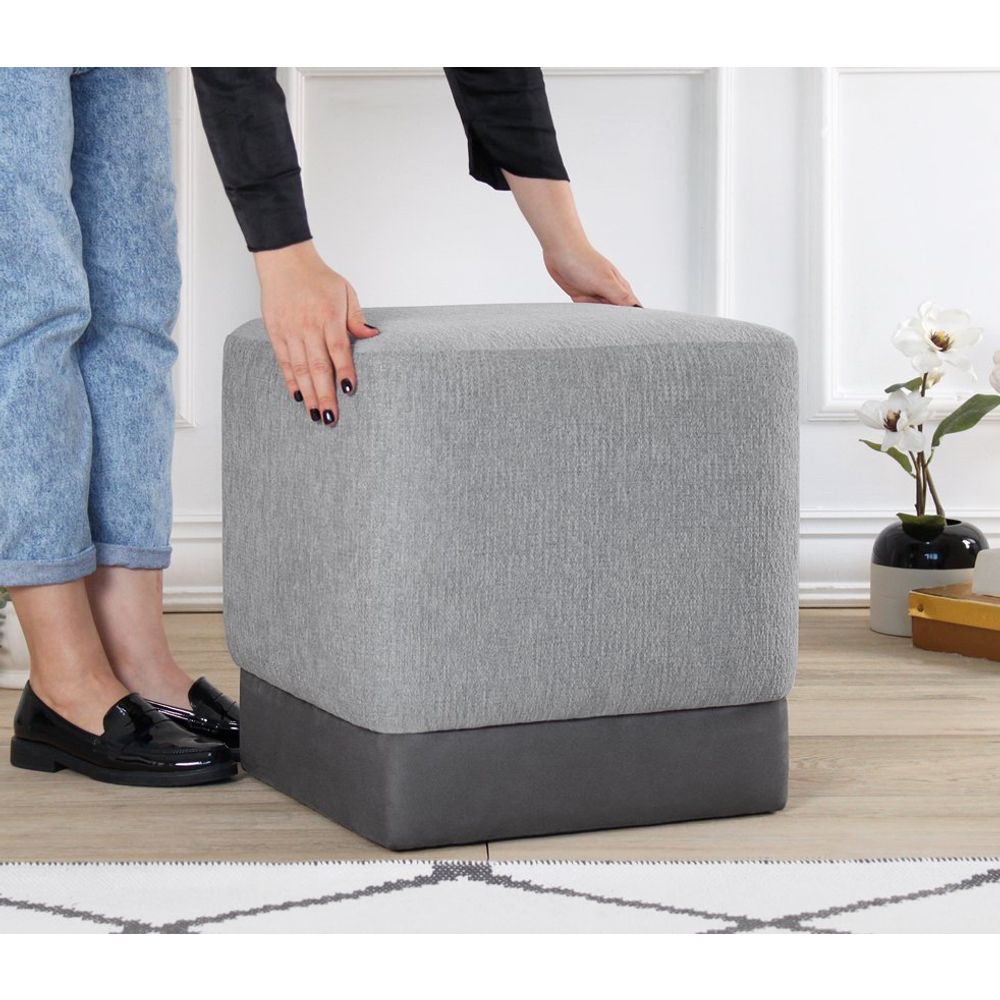 Borgot - Sivi Pouf slika 2