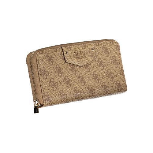 GUESS JEANS WOMEN'S WALLET BEIGE slika 3