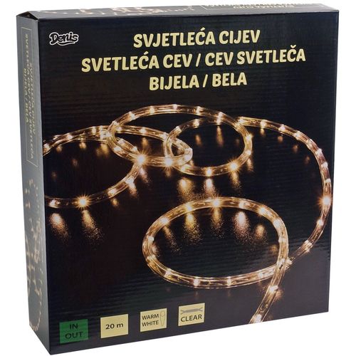 LED, svjetleća cijev, 20 m, svjetlo bijelo, funkcije slika 1