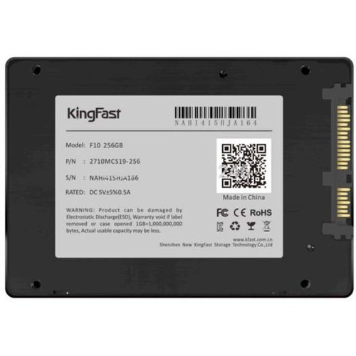 SSD 2.5" 256GB KingFast F10 550MBs/460MBs slika 2