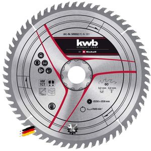 KWB rezni list 250x30x3,2 mm/2,2 mm, 60z za tc-ts 2025