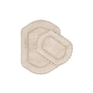 Dale - Beige Beige Bathmat Set (2 Pieces)