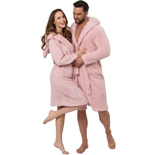 Muški kućni ogrtač Teddy Pink L/XL slika 5