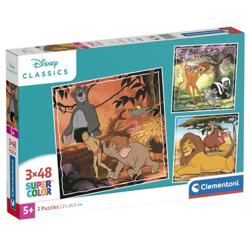 Disney Classics puzzle 3x48pcs slika 1