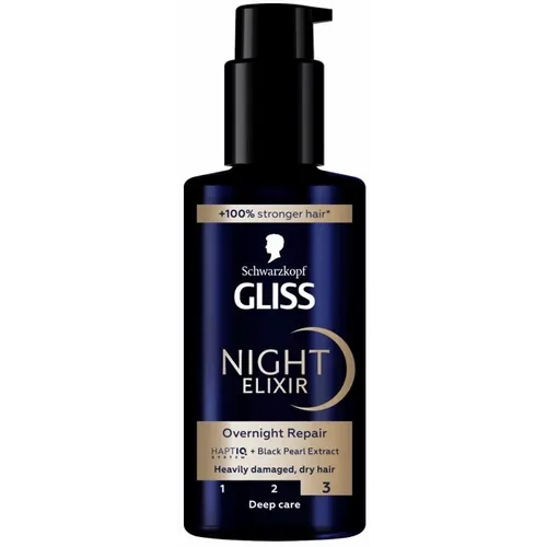 Gliss Night Elixir Ultimate Repair Serum za kosu 100 ml slika 1