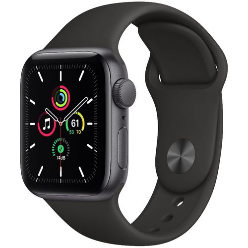 Apple Watch SE (v2) GPS, 40mm Space Grey Aluminium Case with Midnight Sport Band - Regular slika 1