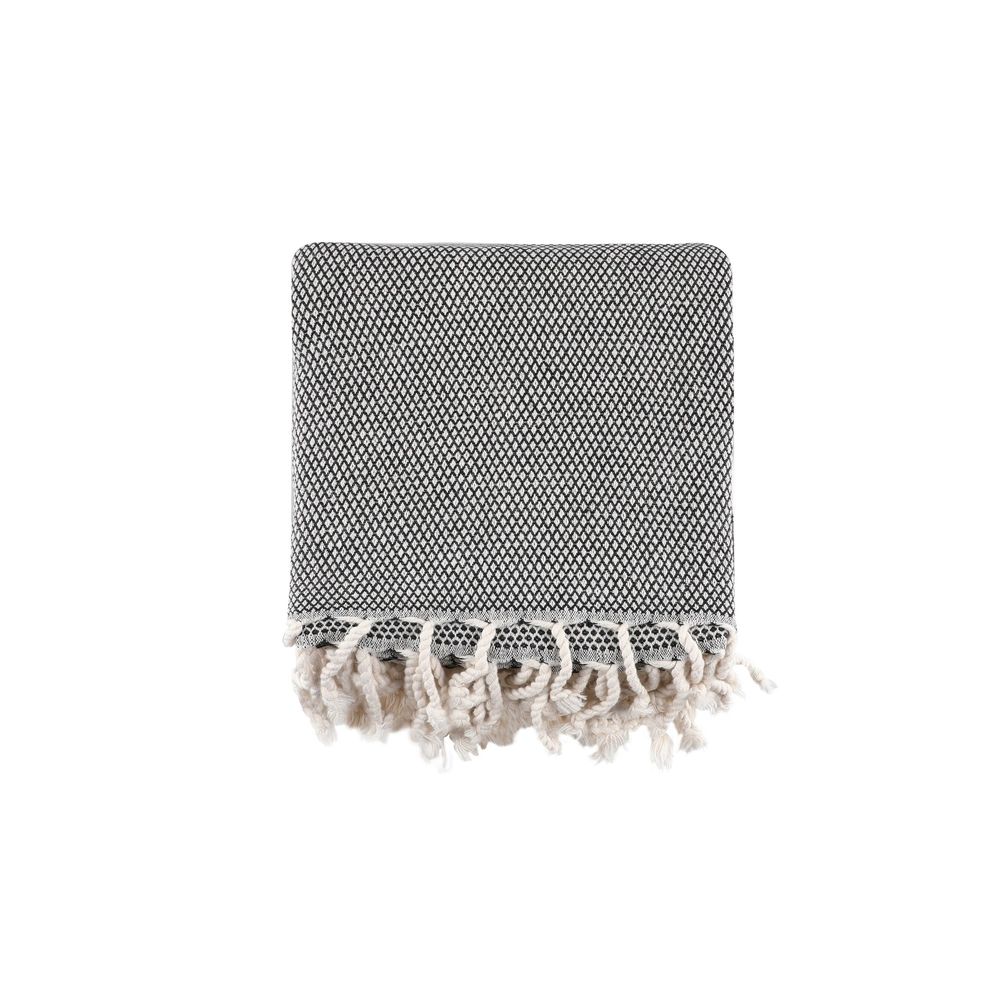 Likya - Crno-bijeli Fouta (Peškir za plažu) slika 6