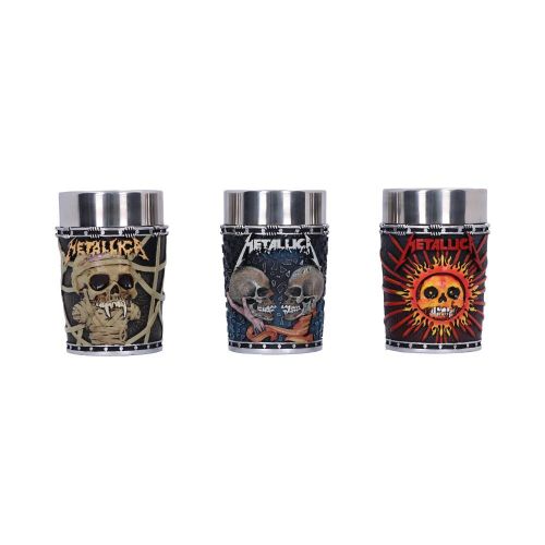 NEMESIS NOW METALLICA SHOT GLASS SET 8.5CM slika 1