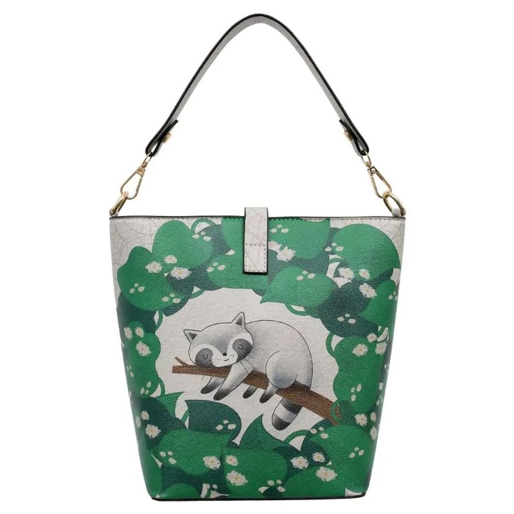 DOGO Torba Bucket Restful Raccoon slika 2