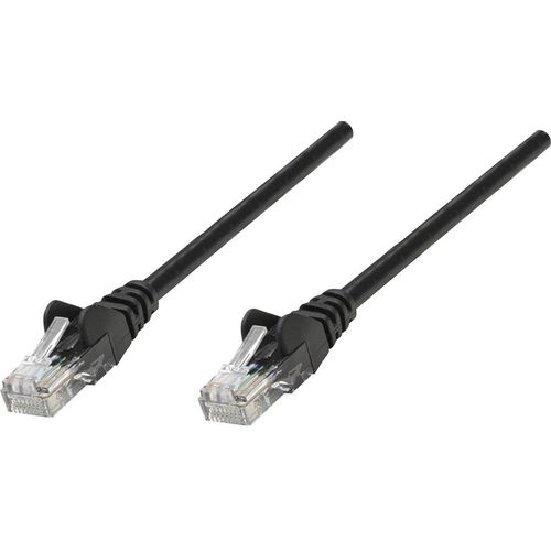 Intellinet 736022 RJ45 mrežni kabel, Patch kabel cat 6 S/FTP 30.00 m crna pozlaćeni kontakti 1 St. slika 1