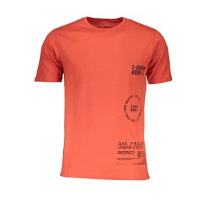 GAS MEN'S SHORT SLEEVE T-SHIRT ORANGE