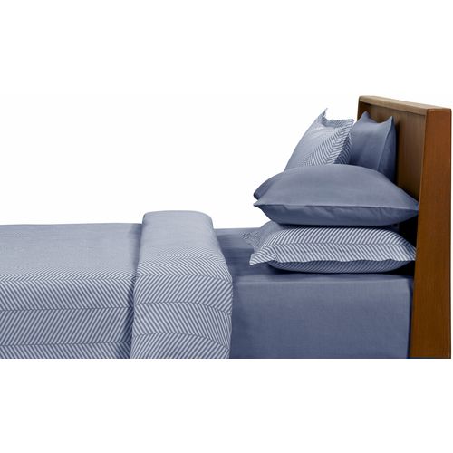 Chevron (50 x 70) - Blue Blue Pillowcase (2 Pieces) slika 1
