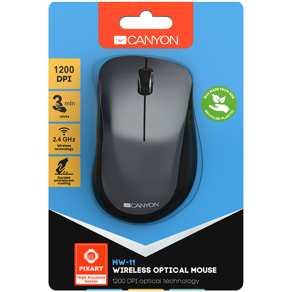 CANYON Canyon 2.4 GHz Wireless mouse,with 3 buttons, DPI — Bazzar.hr