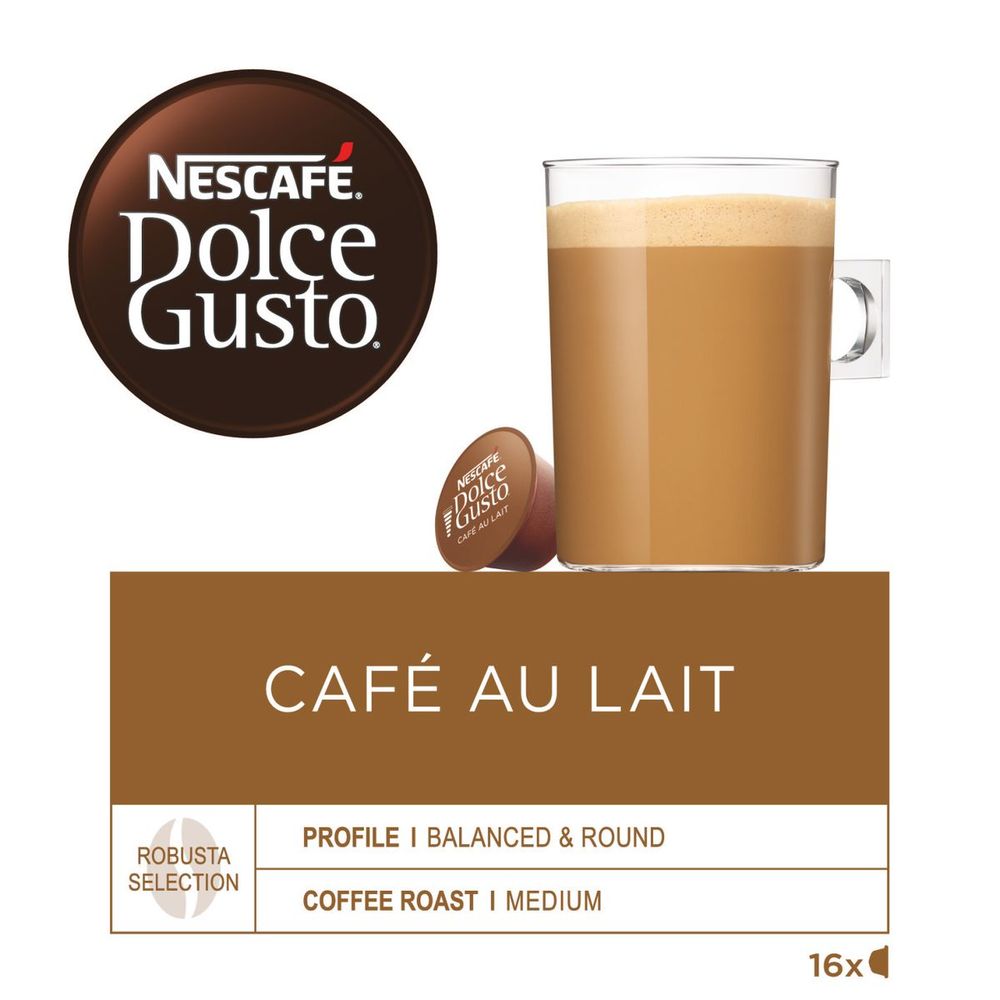 Nescafe Dolce Gusto Kapsule za kafu Cafe au lait 16 kom slika 5