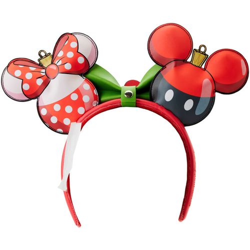 Loungefly Disney Mickey &#38; Minnie Christmas ear headband slika 3