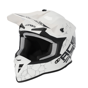 Zatvorena - full face off road kaciga za motor S vel. Acerbis Linear 2206 - Bijela