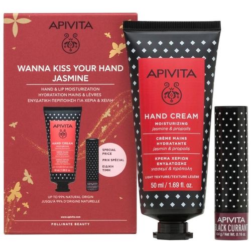 APIVITA SET 2022 krema ruke Jamsin i lip balm slika 1