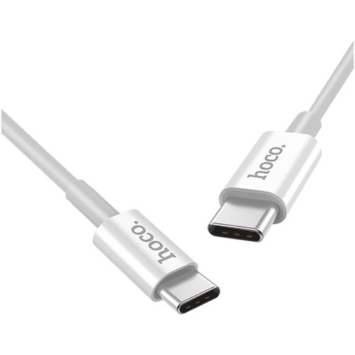 hoco. USB kabel za smartphone, USB type C na type C, 1 met., 3 A - X23 Skilled White slika 3