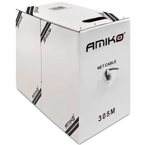 Amiko Mrežni UTP kabel, CAT5e, CCA, 305 met - CAT5e UTP CCA 305m slika 3