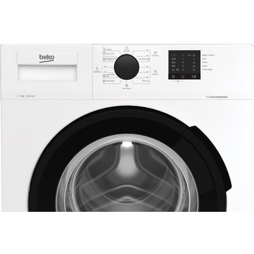 Beko WUE7611DXAW Veš mašina 7 kg, 1200 rpm, ProSmart Inverter Motor, Dubina 49 cm slika 4