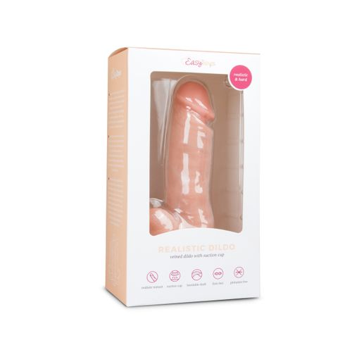 Realističan dildo - 17,5 cm, kožni slika 3