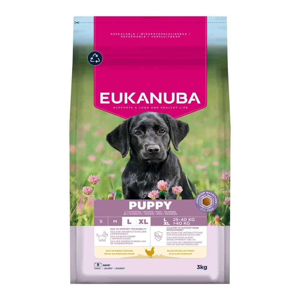 EUKANUBA Puppy Large Breed - piletina veličina zrna - veliko 3kg slika 1