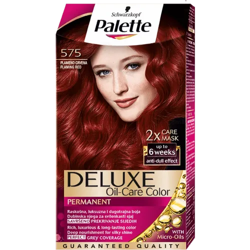 Palette Deluxe Farba za kosu 6-888 (575) Plamteće crvena slika 1