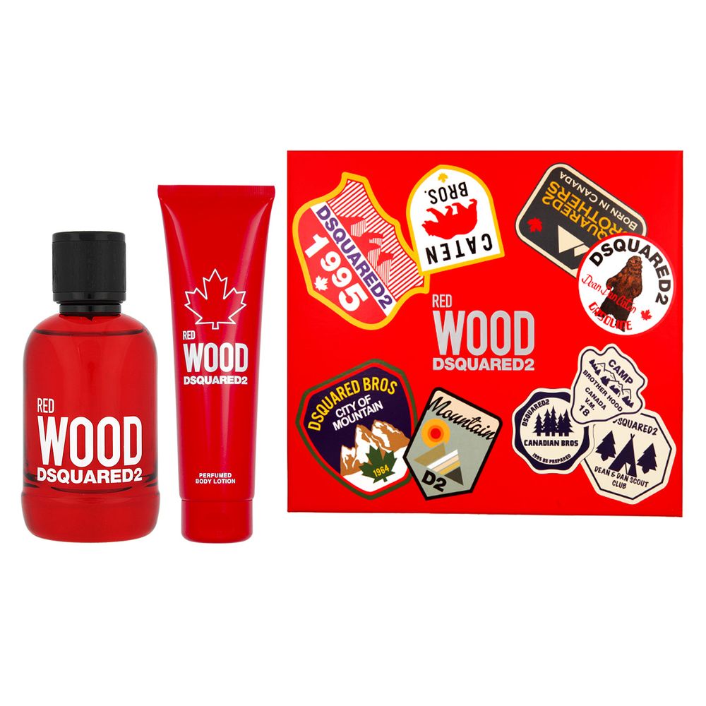 Dsquared2 Red Wood EDT 100 ml + BL 150 ml za žene slika 2