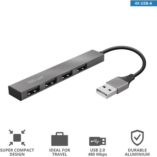 Trust mini hub 4-port USB 2.0 Halyx slika 1