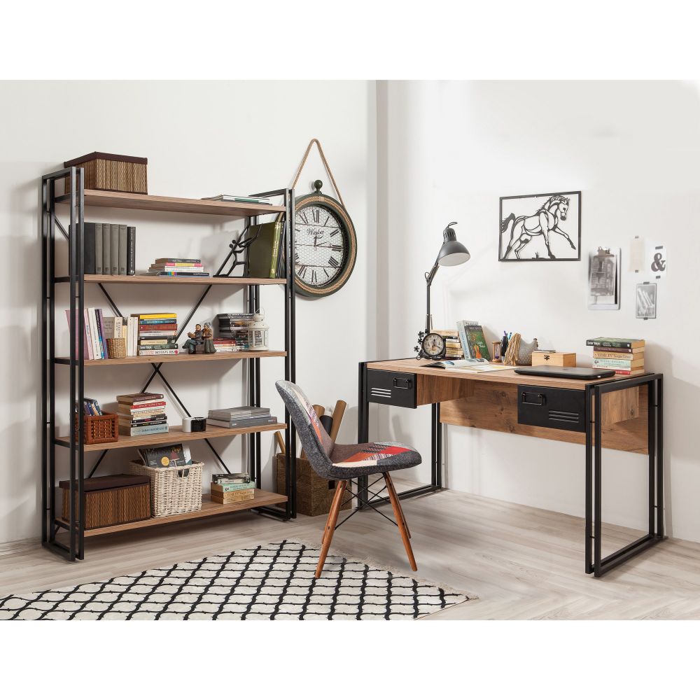 COSMO-TKM.8 Set namještaja za radnu sobu u Atlantic PineBlack slika 1