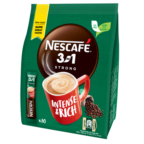 Nescafé 3u1 Strong Vrećica 10x14g slika 1