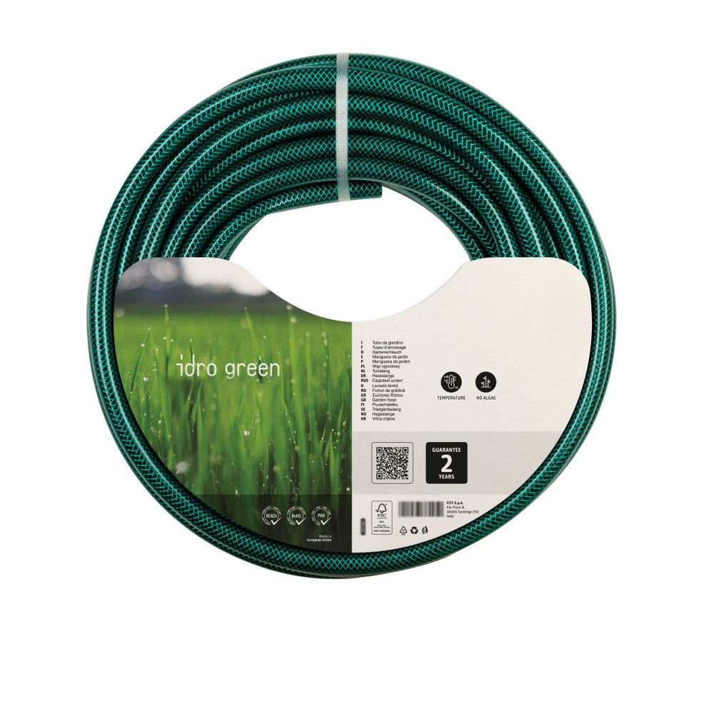 Vrtno crijevo fi 12 mm (1/2"), 15 met, troslojno -  zeleno slika 1