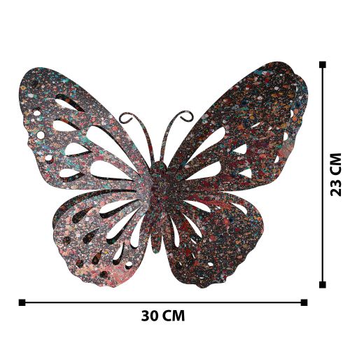 Wallity Metalna zidna dekoracija Butterfly Multicolor slika 8