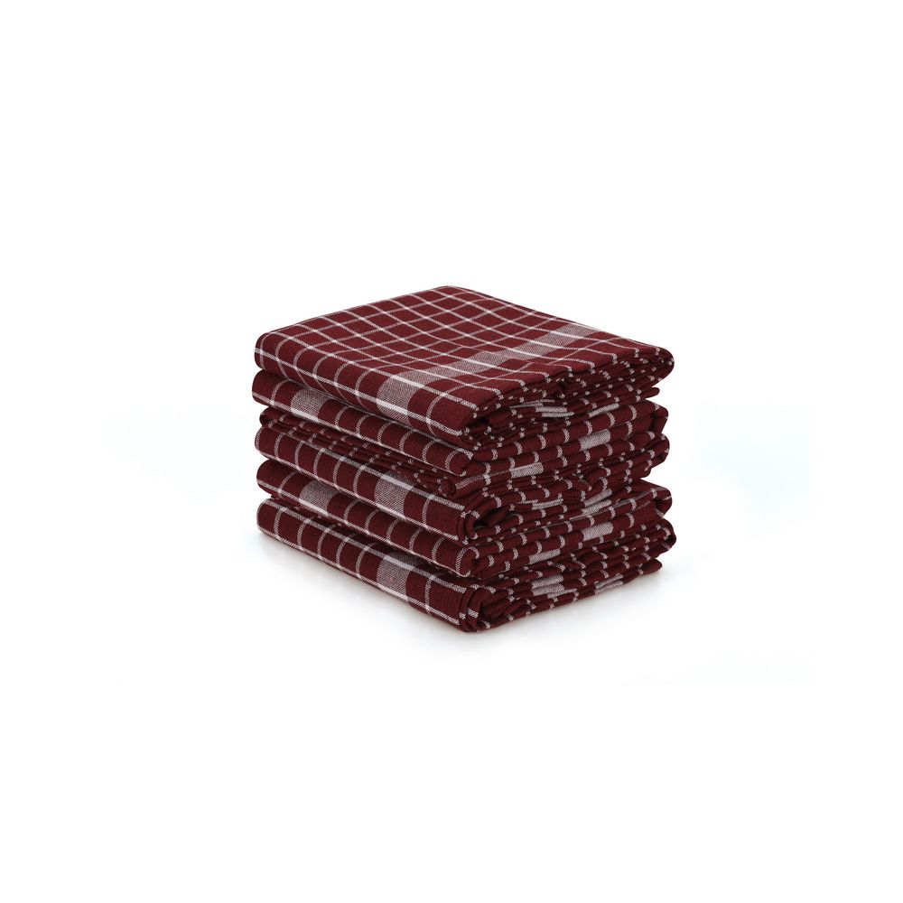 Küp - Set Ručnika za Pranje u Boji Claret Red (10 Komada) slika 2