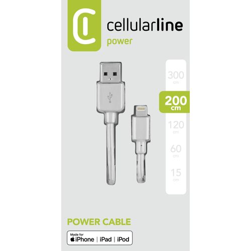 Cellularline kabel Lightning 200 cm slika 2