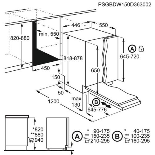 AEG ugradbena perilica posuđa FSE62417P  slika 11