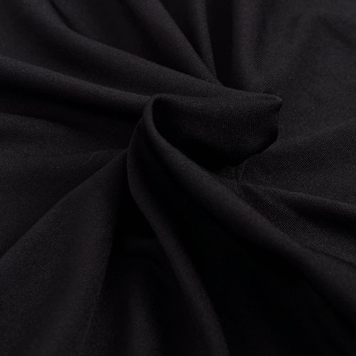 131081 Stretch Couch Slipcover Black Polyester Jersey slika 29