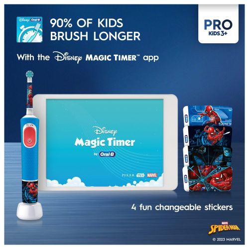 Oral-B Pro Kids 3+ Spiderman+putna torbica slika 2