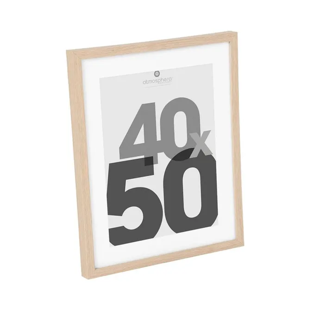 Atmosphera okvir za fotografiju eva 50x70, mdf/staklo bež slika 2