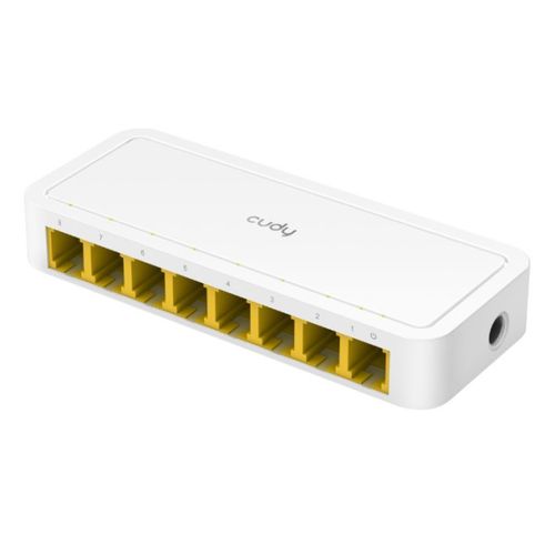 Cudy FS108D LAN 8-Port 10/100 Switch auto-negotiation RJ45 ports slika 2