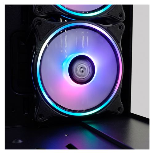 Kuciste LC Power LC-808B-ON  Skylla_X, Midi-ATX Case, black, 4x120mm ARGB fan slika 22