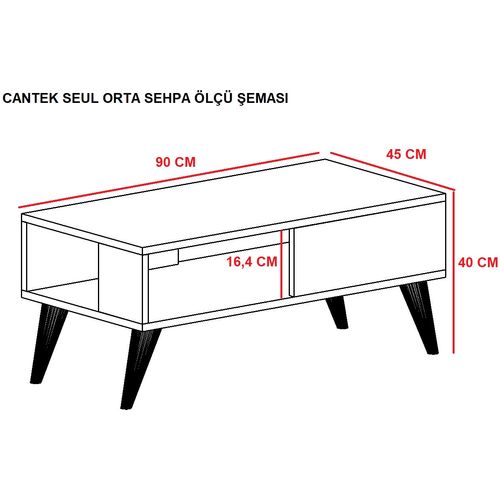 Gauge Concept Stolić za kavu SEUL Sapphire-Bijelo slika 2