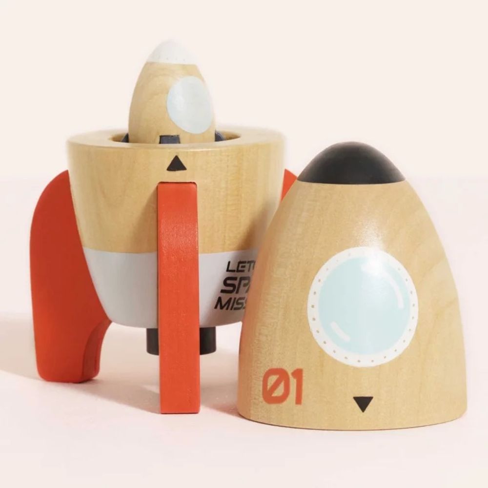 Le Toy Van Drvena raketa, 2kom slika 6