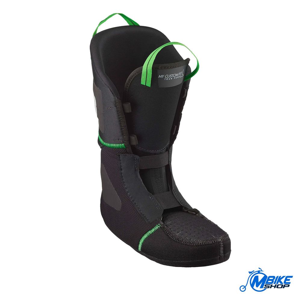 Salomon Muške pancerice MTN Summit Pure, Black/Pastel Neon Green/Rainy Day slika 4