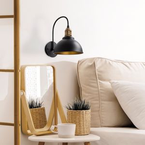 Varzan - 10840 Crna Antikna Zidna Lampa