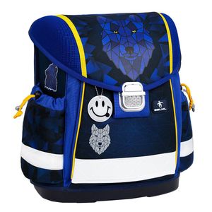 Torba školska Belmil classy wolf mosaic blue 403-13/AG/55