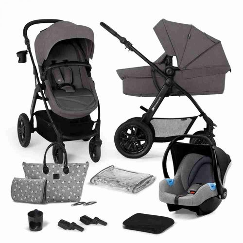 Kinderkraft Dečija Kolica XMOOV 3U1 Dark Grey slika 1