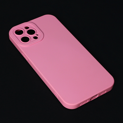 Torbica Silikon color za Iphone 12 Pro Max 6.7 roze slika 1