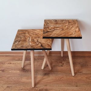2SHP122 - Brown Brown Nesting Table (2 Pieces)