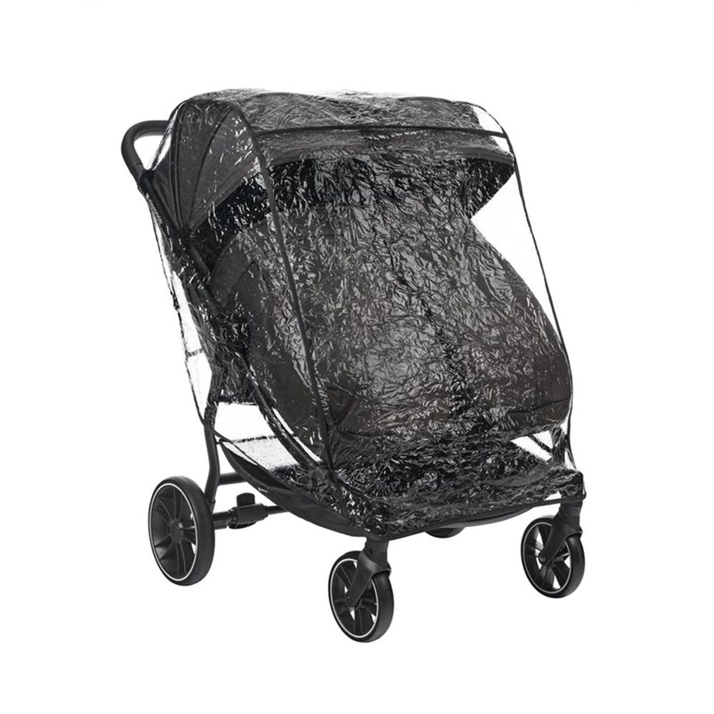 Kikka Boo Kolica za blizance Happy 2, Black slika 3